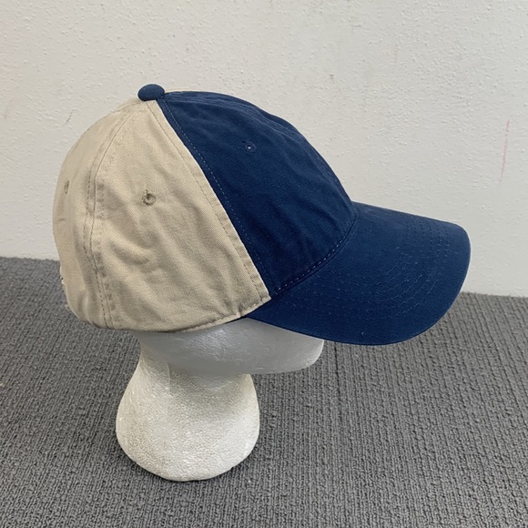 Platinum Series by Outdoor Cap Baseball Hat Unisex OSFA Two Tone Navy Tan - Picture 8 of 15